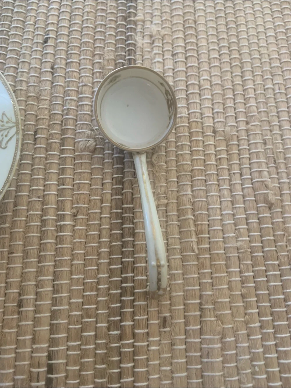Nippon hand painted golden floral 3 piece set